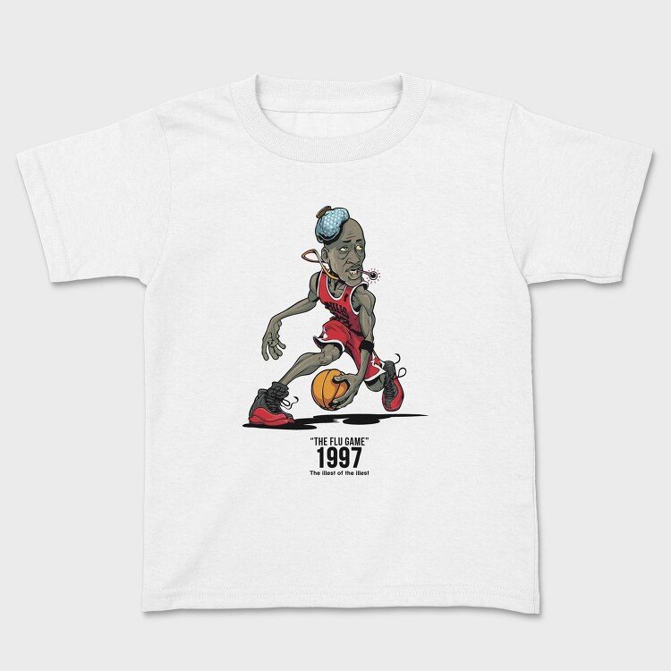 MJ THE FLU GAME, Tricou Copii