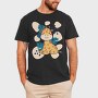 Giraffe Cartoon, Tricou Barbati (Unisex)