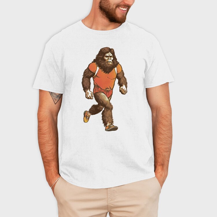 Big Foot Runner, Tricou Barbati (Unisex)