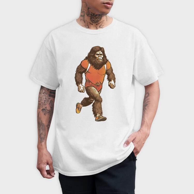 Big Foot Runner, Tricou Barbati (Unisex)