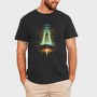 bigfoot and ufo, Tricou Barbati (Unisex)