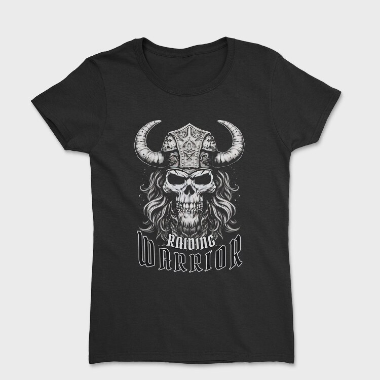 Skull Viking Warrior, Tricou Femei