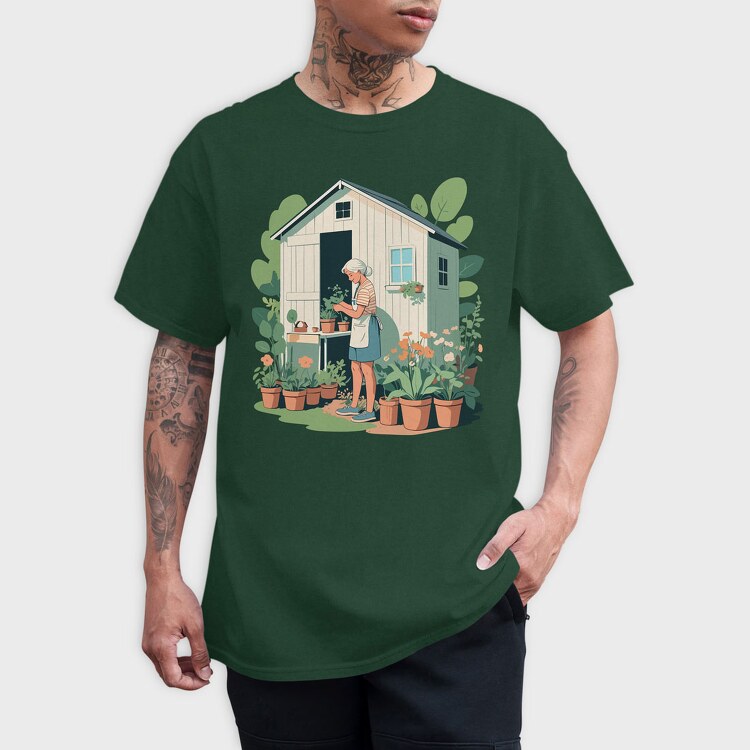 Woman Garden, Tricou Barbati (Unisex)