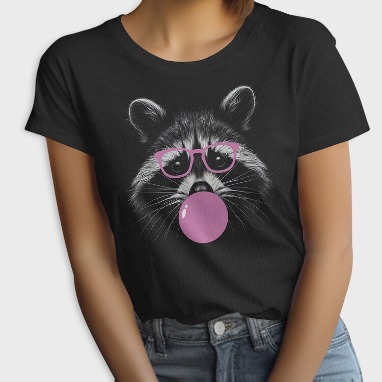racoon bubblegum, Tricou Femei