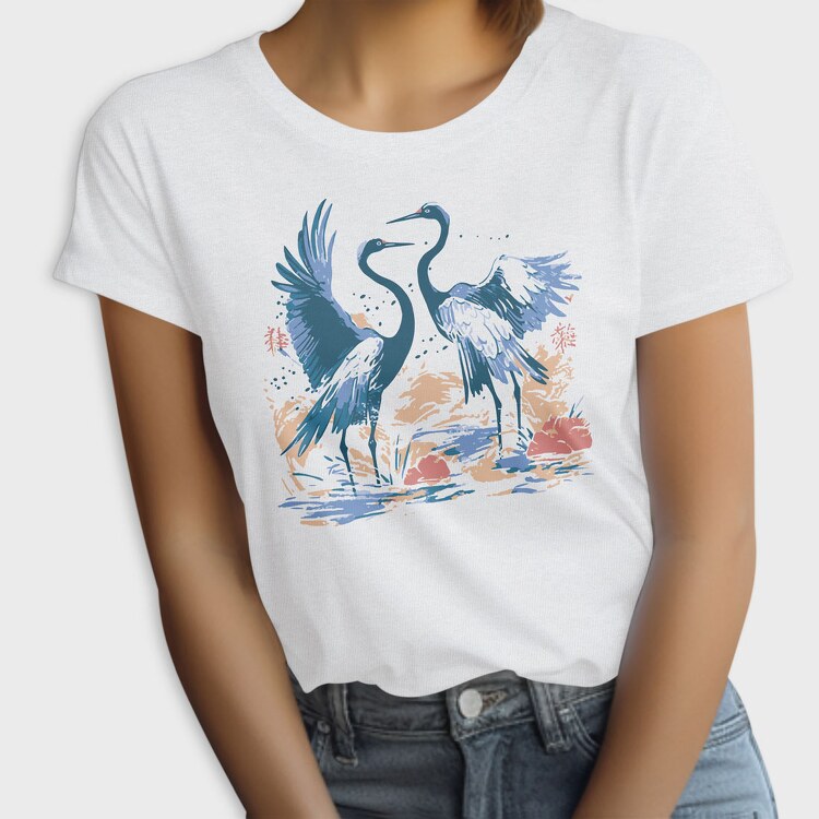 Dancing Cranes, Tricou Femei