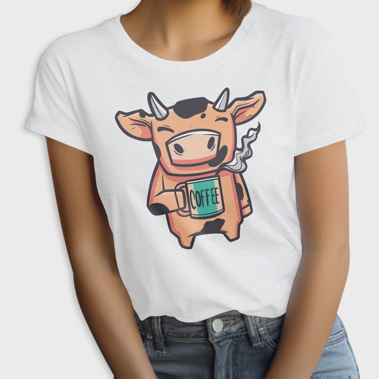 Cow Mug Coffee, Tricou Femei