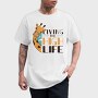 Giraffe High Life, Tricou Barbati (Unisex)