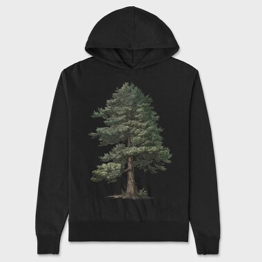 Tree Detailed, Hanorac Oversize Barbati (Unisex)