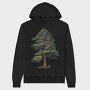 Tree Detailed, Hanorac Oversize Barbati (Unisex)