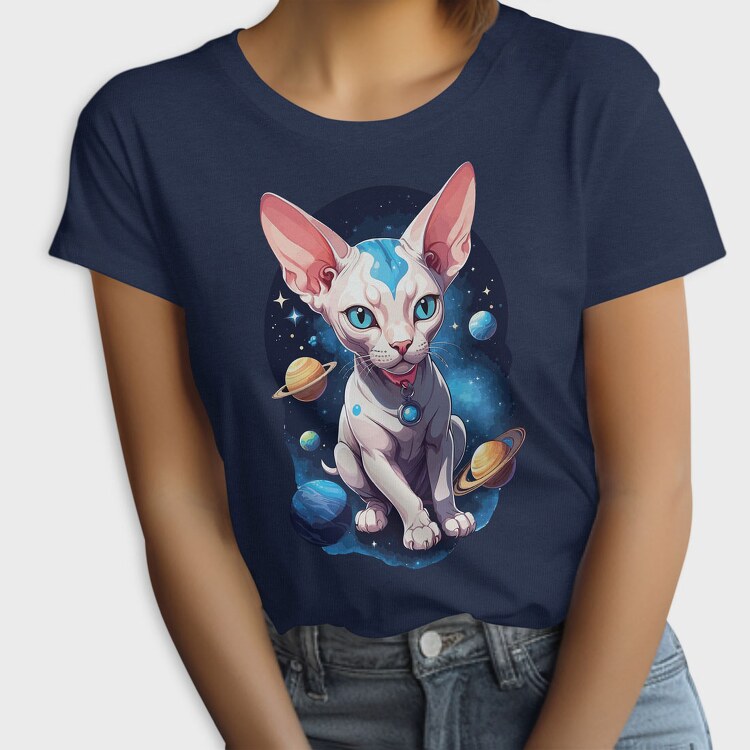 Sphynx Cat Space, Tricou Femei