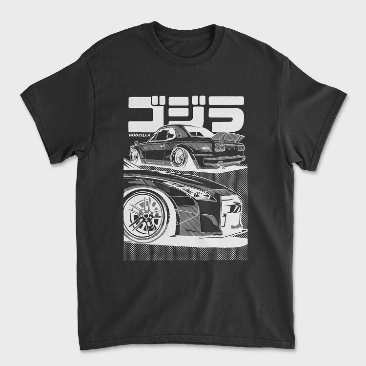 Car Godzilla, Tricou Barbati (Unisex)