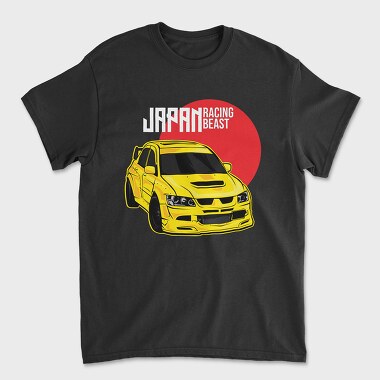 Evo Japan Beast, Tricou Barbati (Unisex)