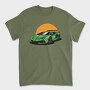 Lambo Sunset, Tricou Barbati (Unisex)