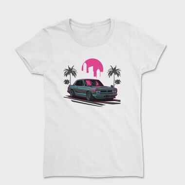 Skyline Retro Night 2, Tricou Femei