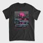 Skyline Retro Night, Tricou Barbati (Unisex)