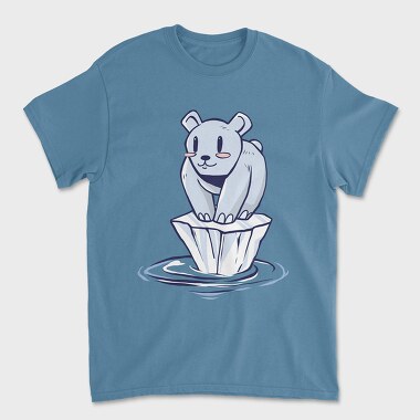 Polar Bear Alone, Tricou Barbati (Unisex)