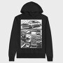 Classic Car, Hanorac Oversize Barbati (Unisex)