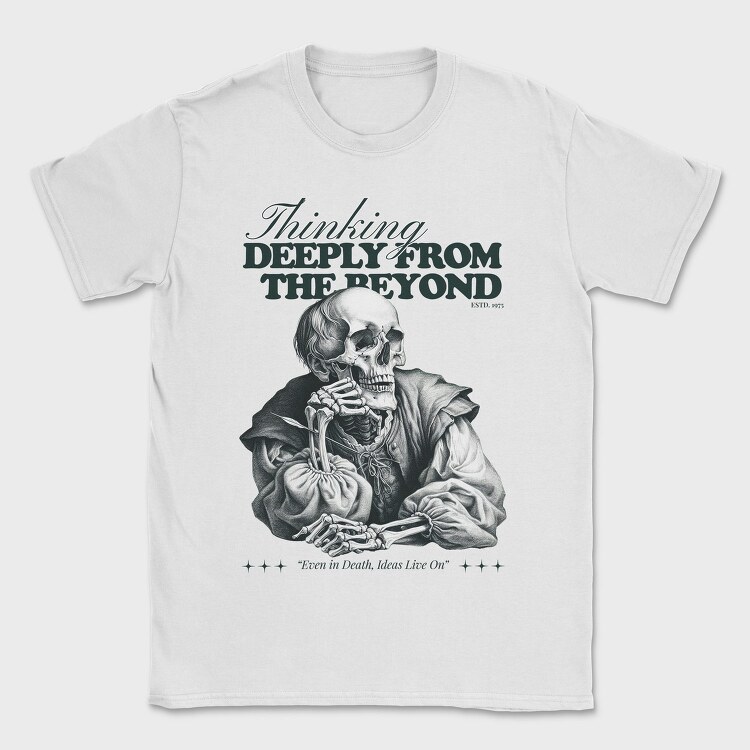 Thinking Deeply From the Beyond, Tricou Barbati (Unisex)