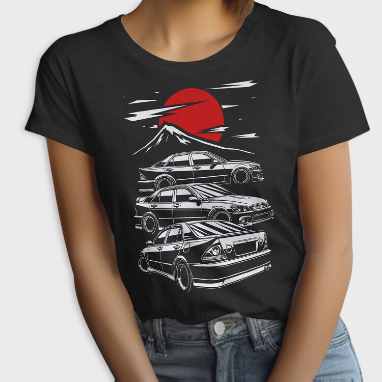 Jdm Altezza Sunset Mountain, Tricou Femei