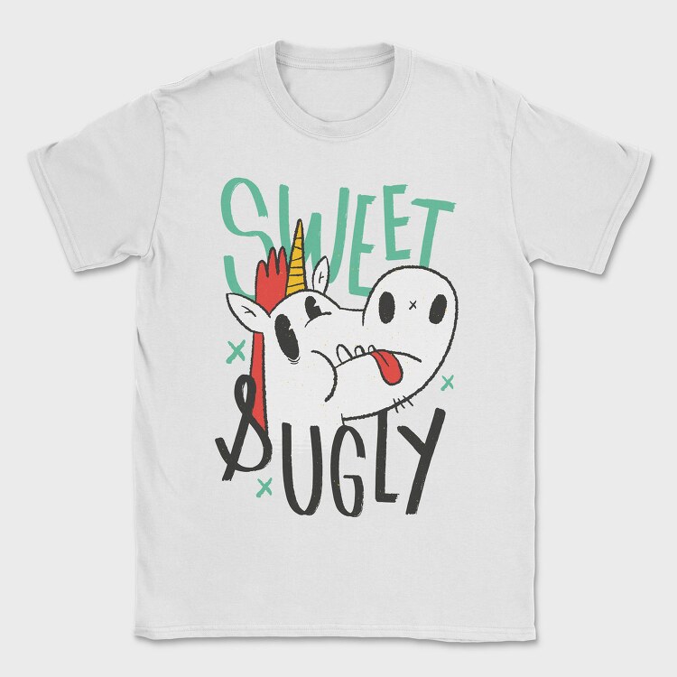 Sweet Ugly Unicorn, Tricou Barbati (Unisex)