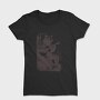 Bear Playing Guitar Hand Drawn, Tricou Femei