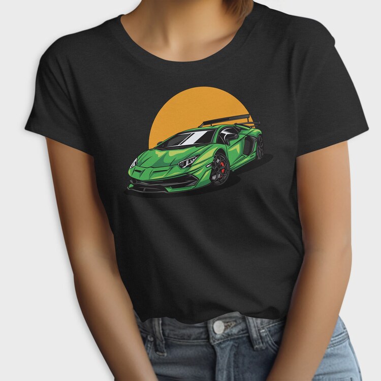 Lambo Sunset, Tricou Femei