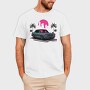Skyline Retro Night 2, Tricou Barbati (Unisex)