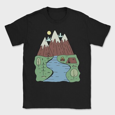 Keep It Simple River, Tricou Barbati (Unisex)