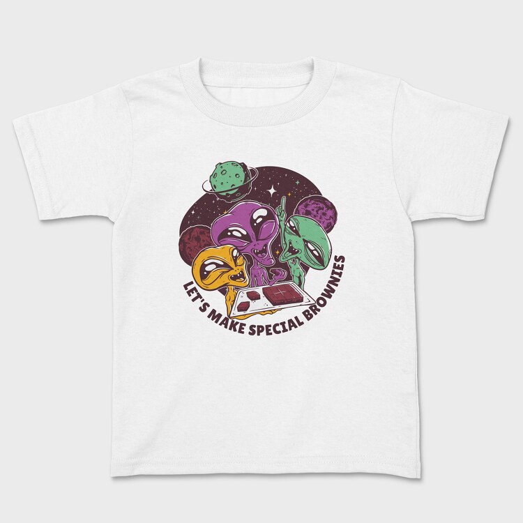 Aliens Make Special Brownies, Tricou Copii