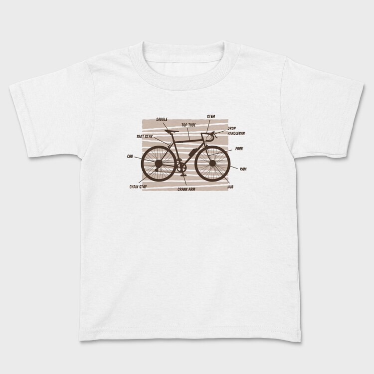 Bike Anatomy, Tricou Copii