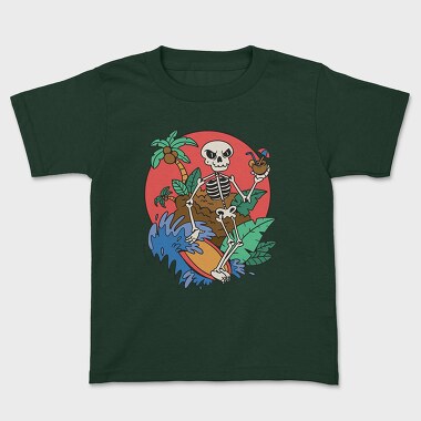 Surfing Skeleton, Tricou Copii