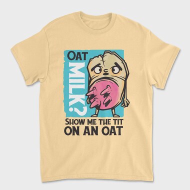 Oatmilk, Tricou Barbati (Unisex)