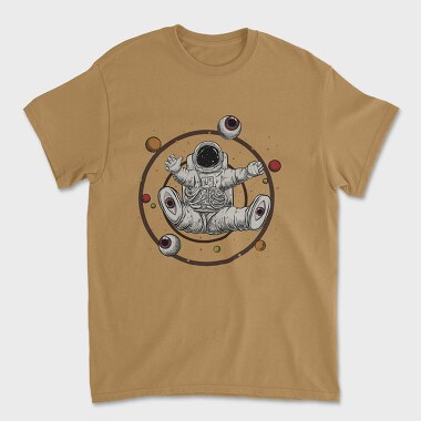 Abstract Astronaut, Tricou Barbati (Unisex)