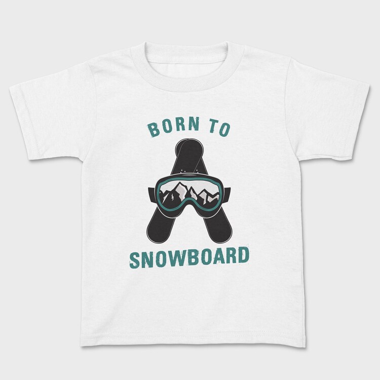 Born to Snowboard, Tricou Copii