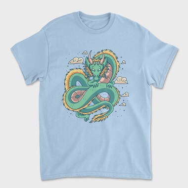 Vintage Dragon, Tricou Barbati (Unisex)