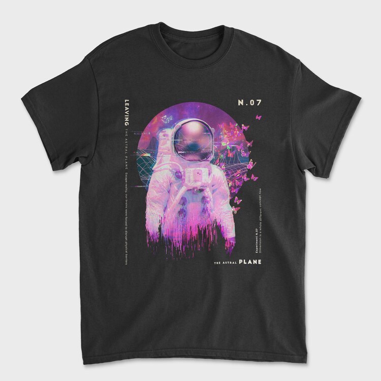 Astral Astronaut, Tricou Barbati (Unisex)