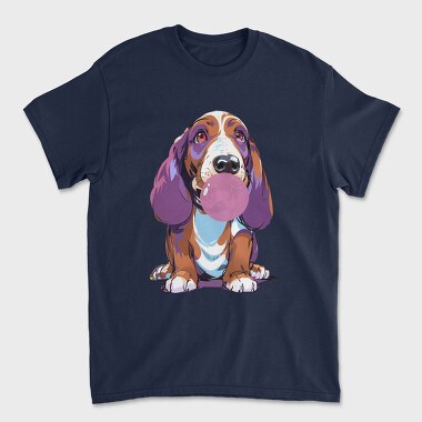 Bassethoundbubblegum, Tricou Barbati (Unisex)