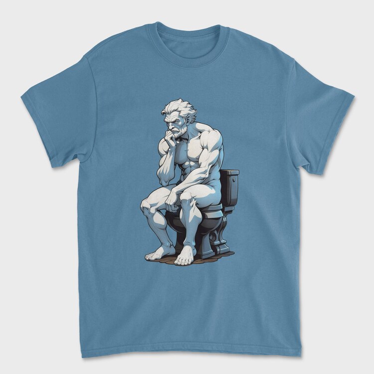 Philosopher Toilet, Tricou Barbati (Unisex)