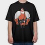 Big Guitar Player, Tricou Oversize Barbati (Unisex)