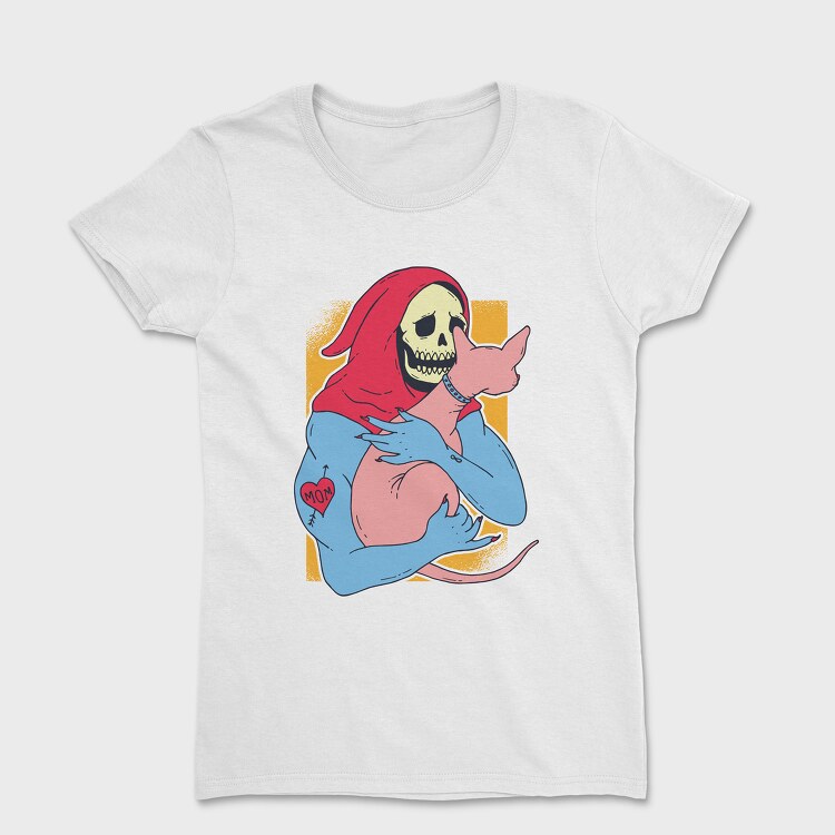 Skeleton Sphynx Cat, Tricou Femei