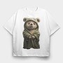Teddy Bear Robe, Tricou Oversize Barbati (Unisex)