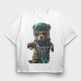 Teddy Bike, Tricou Oversize Barbati (Unisex)