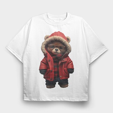 Teddy Jacket, Tricou Oversize Barbati (Unisex)