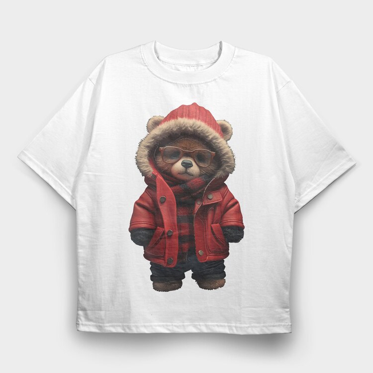 Teddy Jacket, Tricou Oversize Barbati (Unisex)