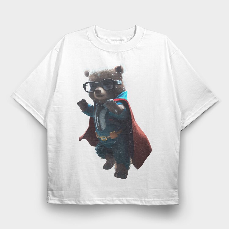 Teddy Suit Cape, Tricou Oversize Barbati (Unisex)