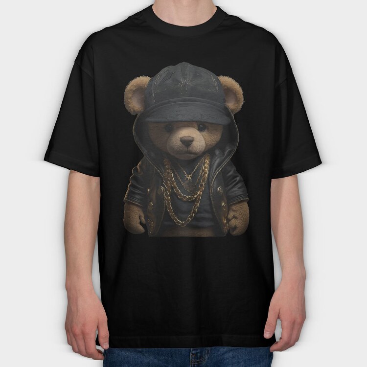 Teddy Bear Cool, Tricou Oversize Barbati (Unisex)