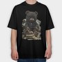 Teddy Bear Money, Tricou Oversize Barbati (Unisex)