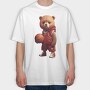 Teddy Basket, Tricou Oversize Barbati (Unisex)