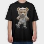 Rapper Teddy, Tricou Oversize Barbati (Unisex)