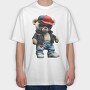 Cool Teddy Bear, Tricou Oversize Barbati (Unisex)